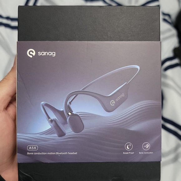 Sanag Open-Ear Wireless Earphones Air Conduction Headphones Bluetooth 5.0 with M - Picture 13 of 16